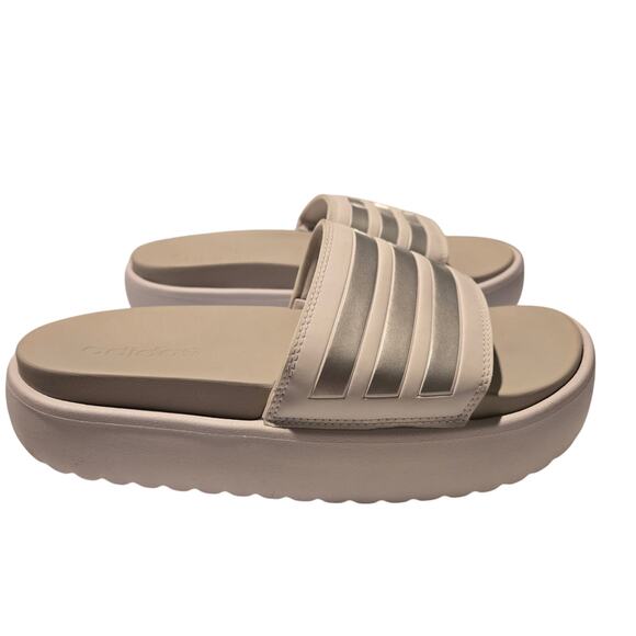Adidas Adilette Platform Slides Women's Size 8 - Picture 6 of 8
